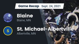 Recap: Blaine  vs. St. Michael-Albertville  2021