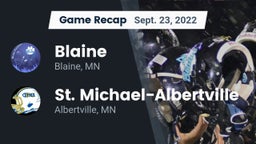 Recap: Blaine  vs. St. Michael-Albertville  2022
