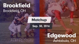 Matchup: Brookfield High vs. Edgewood  2016