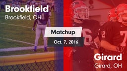 Matchup: Brookfield High vs. Girard  2016