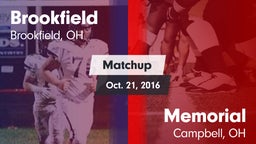 Matchup: Brookfield High vs. Memorial  2016