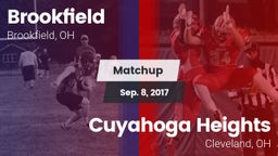 Matchup: Brookfield High vs. Cuyahoga Heights  2017