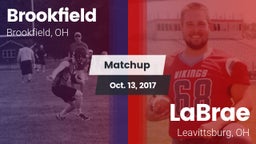 Matchup: Brookfield High vs. LaBrae  2017