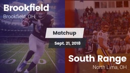 Matchup: Brookfield High vs. South Range 2018