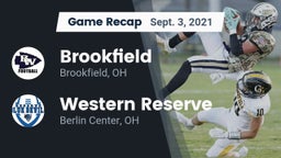 Recap: Brookfield  vs. Western Reserve  2021