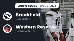 Recap: Brookfield  vs. Western Reserve  2022
