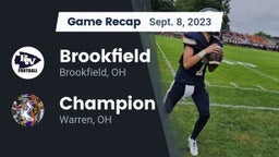 Recap: Brookfield  vs. Champion  2023