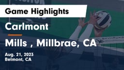 Carlmont  vs Mills , Millbrae, CA Game Highlights - Aug. 21, 2023