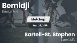 Matchup: Bemidji  vs. Sartell-St. Stephen  2016