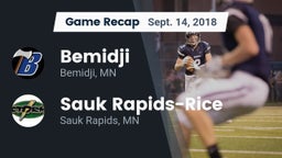 Recap: Bemidji  vs. Sauk Rapids-Rice  2018