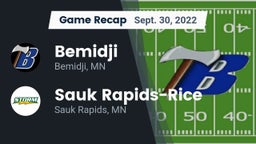 Recap: Bemidji  vs. Sauk Rapids-Rice  2022
