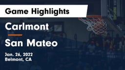 Carlmont  vs San Mateo  Game Highlights - Jan. 26, 2022