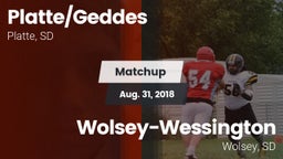 Matchup: Platte/Geddes High vs. Wolsey-Wessington  2018