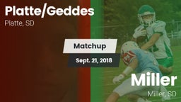 Matchup: Platte/Geddes High vs. Miller  2018