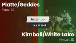 Matchup: Platte/Geddes High vs. Kimball/White Lake  2018