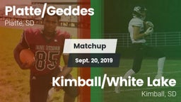 Matchup: Platte/Geddes High vs. Kimball/White Lake  2019