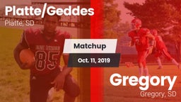 Matchup: Platte/Geddes High vs. Gregory  2019