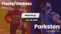 Matchup: Platte/Geddes High vs. Parkston  2019
