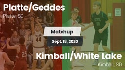 Matchup: Platte/Geddes High vs. Kimball/White Lake  2020