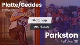 Matchup: Platte/Geddes High vs. Parkston  2020