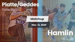 Matchup: Platte/Geddes High vs. Hamlin  2020