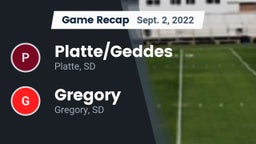 Recap: Platte/Geddes  vs. Gregory  2022