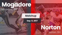 Matchup: Mogadore  vs. Norton  2017