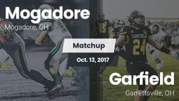 Matchup: Mogadore  vs. Garfield  2017