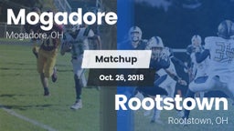 Matchup: Mogadore  vs. Rootstown  2018