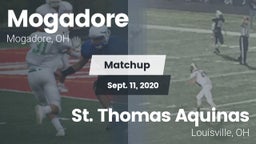 Matchup: Mogadore  vs. St. Thomas Aquinas  2020