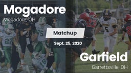 Matchup: Mogadore  vs. Garfield  2020