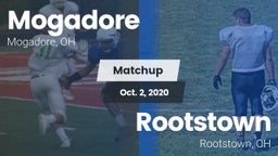 Matchup: Mogadore  vs. Rootstown  2020