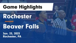 Rochester  vs Beaver Falls  Game Highlights - Jan. 23, 2023