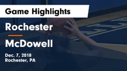 Rochester  vs McDowell  Game Highlights - Dec. 7, 2018