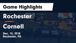 Rochester  vs Cornell  Game Highlights - Dec. 13, 2018
