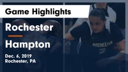 Rochester  vs Hampton  Game Highlights - Dec. 6, 2019