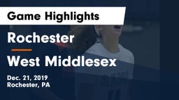Rochester  vs West Middlesex   Game Highlights - Dec. 21, 2019