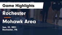 Rochester  vs Mohawk Area  Game Highlights - Jan. 22, 2021