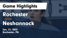 Rochester  vs Neshannock  Game Highlights - Jan. 21, 2023