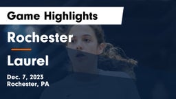 Rochester  vs Laurel  Game Highlights - Dec. 7, 2023
