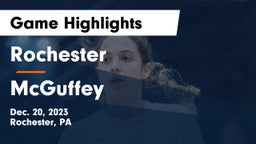 Rochester  vs McGuffey  Game Highlights - Dec. 20, 2023