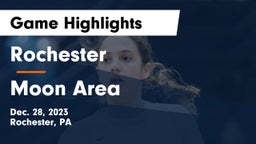 Rochester  vs Moon Area  Game Highlights - Dec. 28, 2023