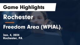 Rochester  vs Freedom Area  (WPIAL) Game Highlights - Jan. 4, 2024