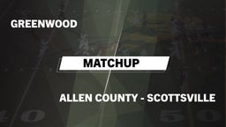 Matchup: Greenwood High vs. Allen County - Scottsville  2016