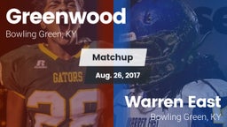 Matchup: Greenwood High vs. Warren East  2017