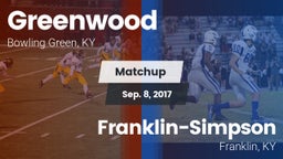 Matchup: Greenwood High vs. Franklin-Simpson  2017