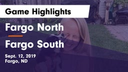 Fargo North  vs Fargo South  Game Highlights - Sept. 12, 2019