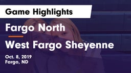 Fargo North  vs West Fargo Sheyenne  Game Highlights - Oct. 8, 2019