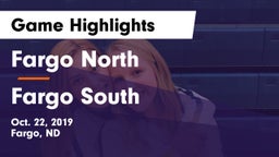 Fargo North  vs Fargo South  Game Highlights - Oct. 22, 2019