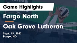 Fargo North  vs Oak Grove Lutheran  Game Highlights - Sept. 19, 2022